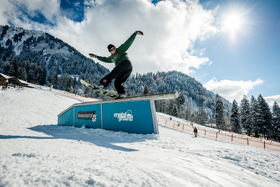 crystal ground freestyle riezlern Skifahren