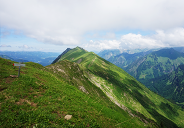 bergwanderung trettachspitze