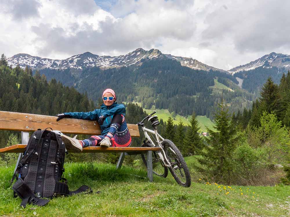 Frau Bergschön Oberallgäu Bärguntalpe Kleinwalsertal