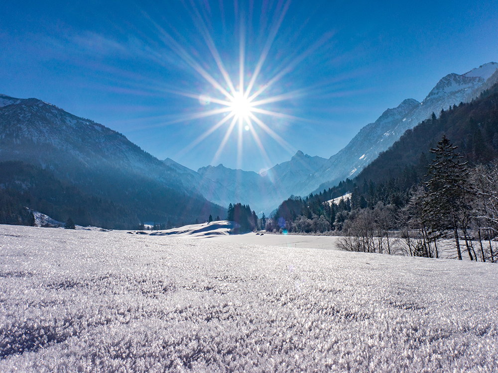 Frau Bergschön Christlessee Oberstdorf