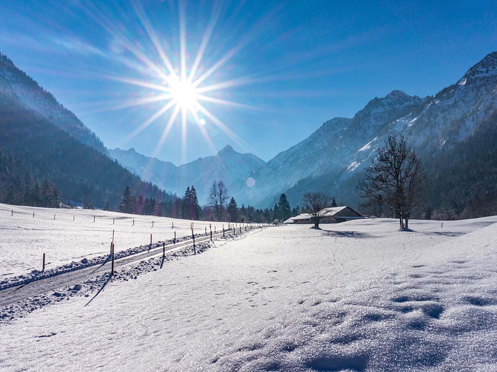 Frau Bergschön Christlessee Oberstdorf