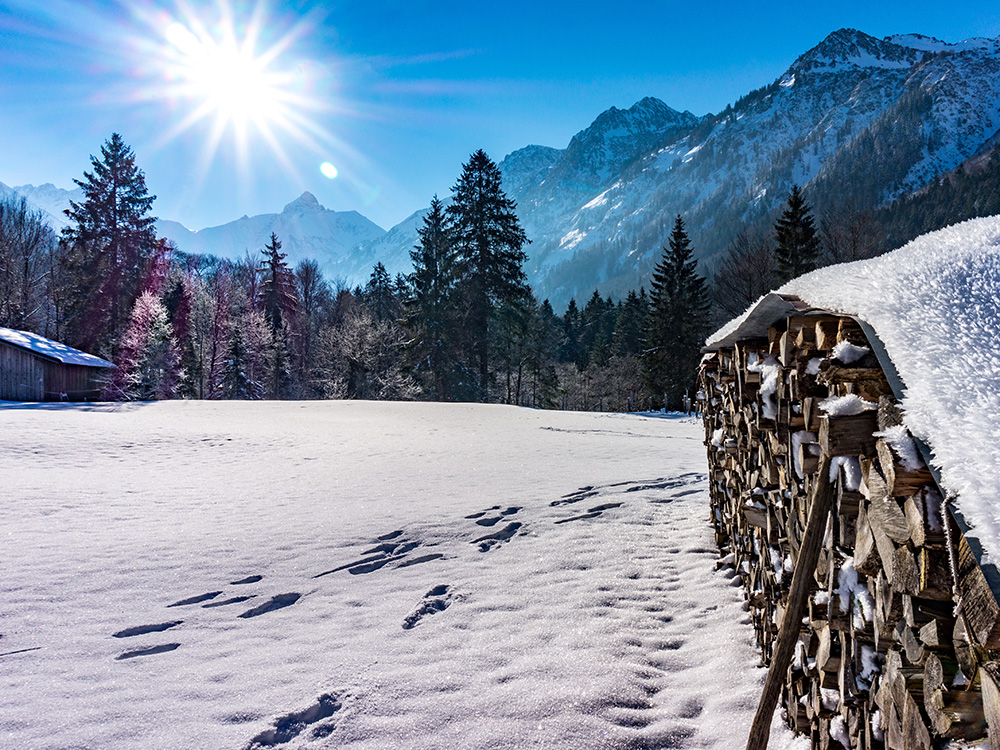 Frau Bergschön Christlessee Oberstdorf