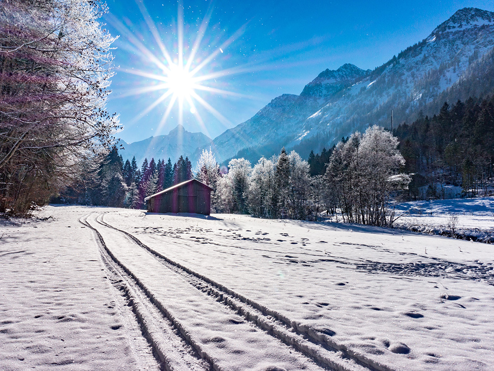 Frau Bergschön Christlessee Oberstdorf