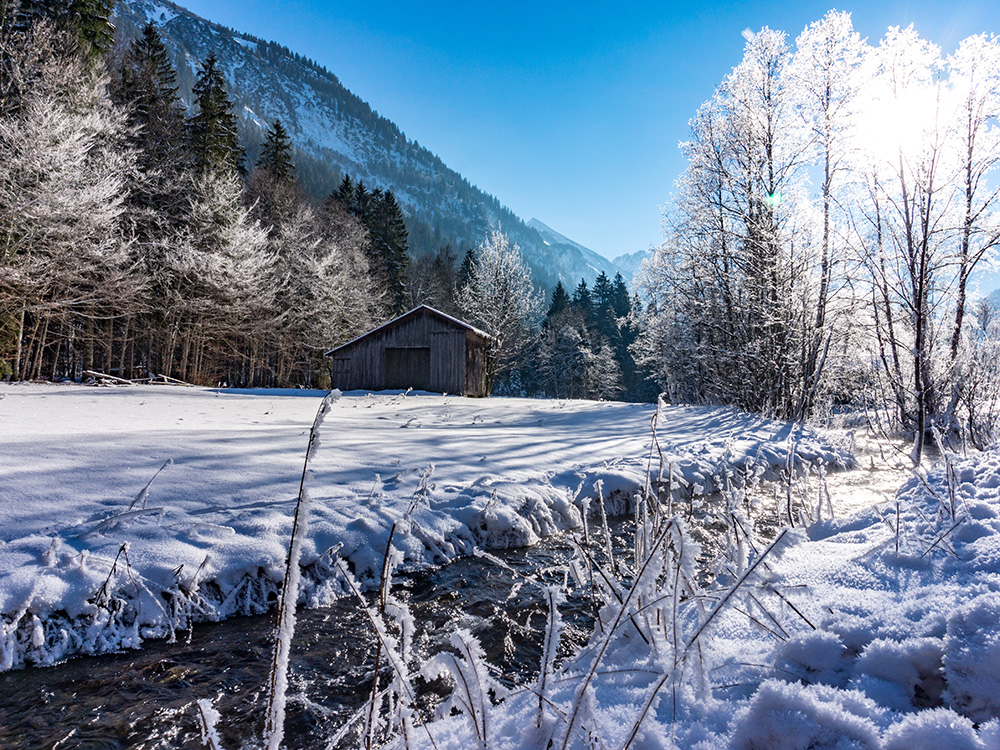 Frau Bergschön Christlessee Oberstdorf