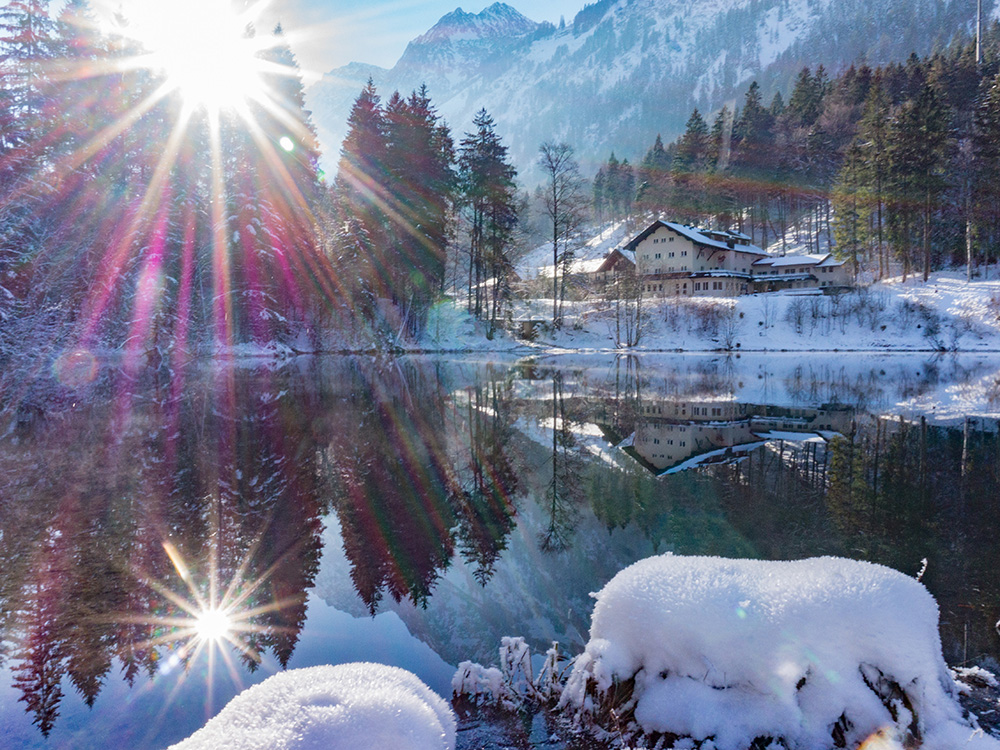 Frau Bergschön Christlessee Oberstdorf