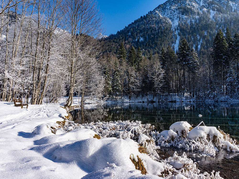 Frau Bergschön Christlessee Oberstdorf