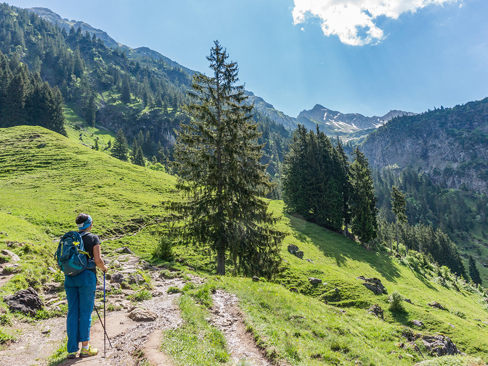 Frau Bergschön Gaisalpsee Mädelstour