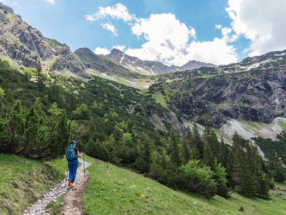 Frau Bergschön Gaisalpsee Mädelstour