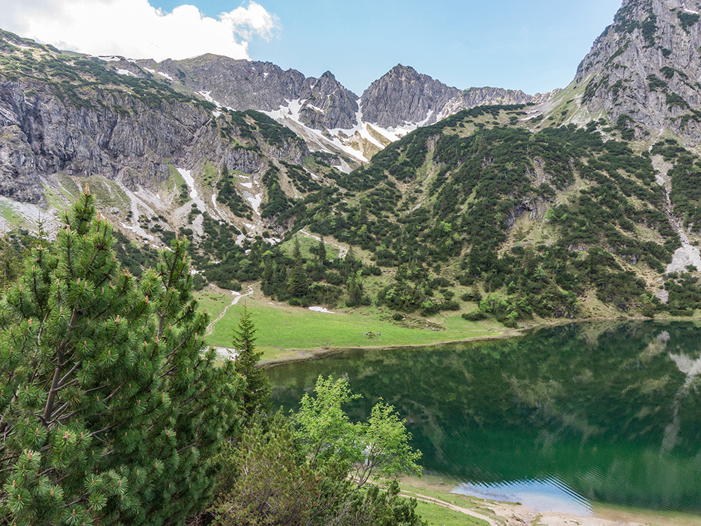 Frau Bergschön Gaisalpsee Mädelstour