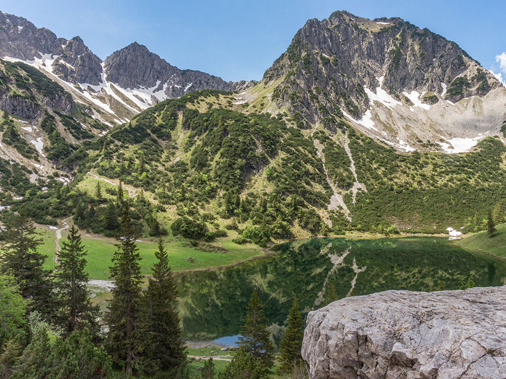 Frau Bergschön Gaisalpsee Mädelstour