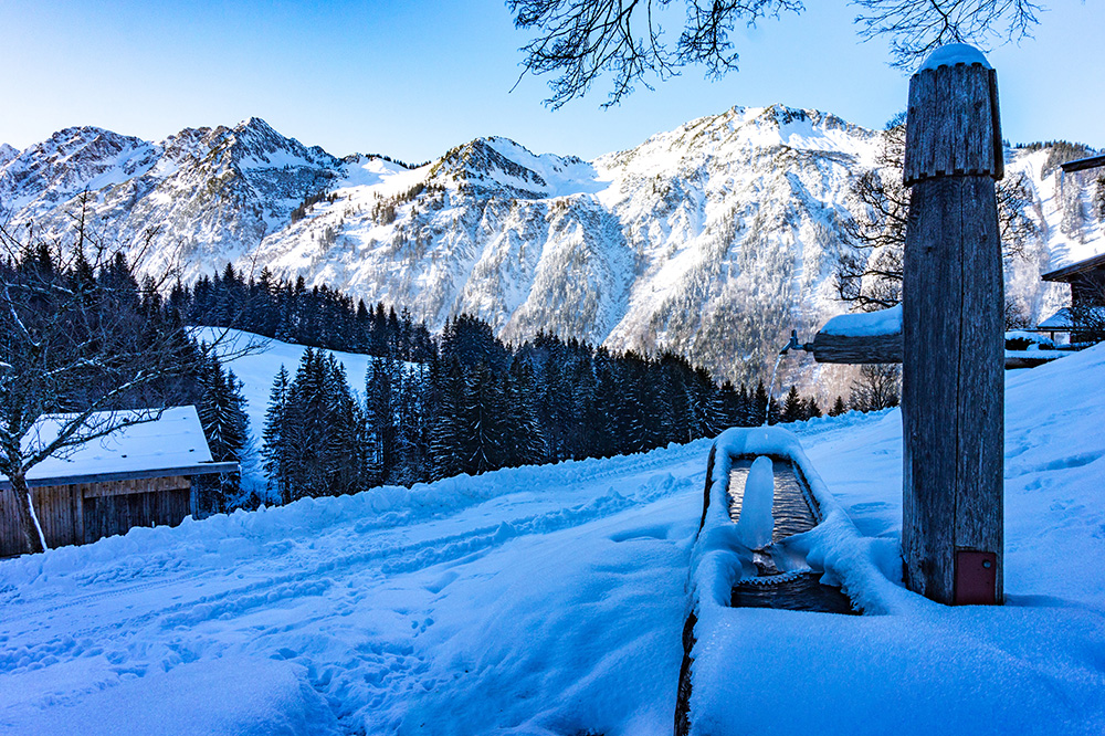 Frau Bergschön Gerstruben Oberstdorf Wanderung