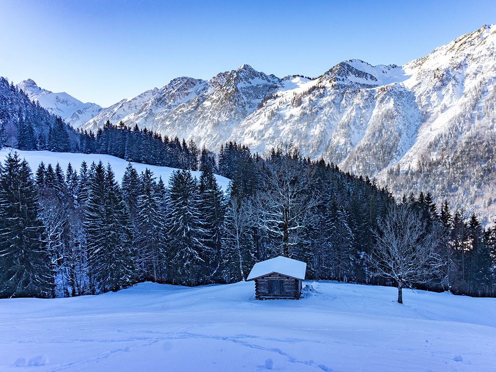 Frau Bergschön Gerstruben Oberstdorf Wanderung