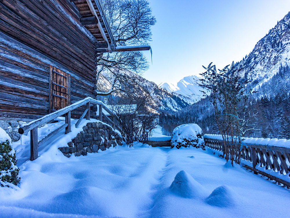 Frau Bergschön Gerstruben Oberstdorf Wanderung