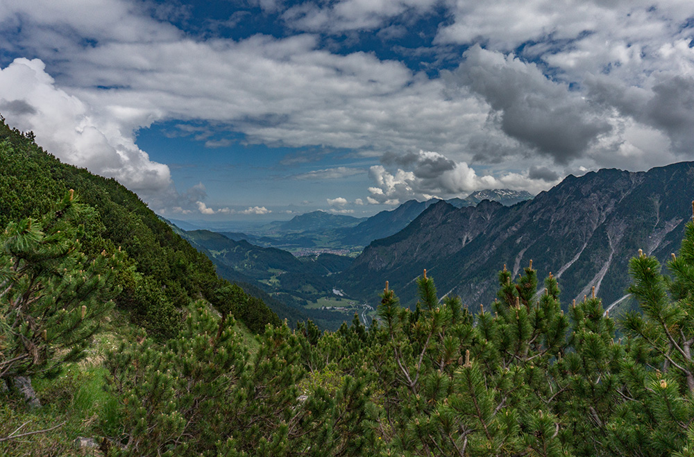 Frau Bergschön Oberallgäu Oberstdorf Guggersee Bergtour