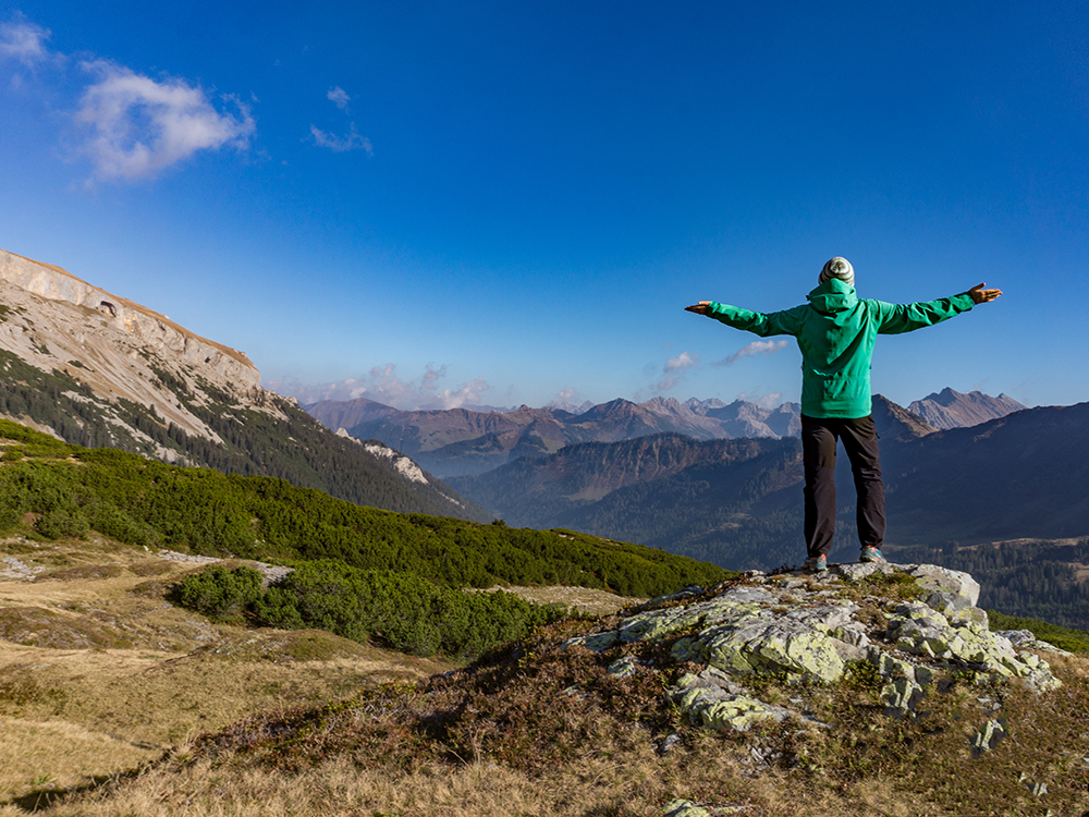 Ifersguntalpe Kleinwalsertal Frau Bergschön