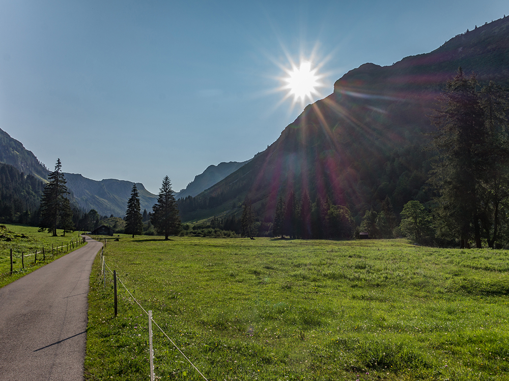 Frau Bergschön Oberallgäu Rappensee Rappental Alpe Tour Bergtour