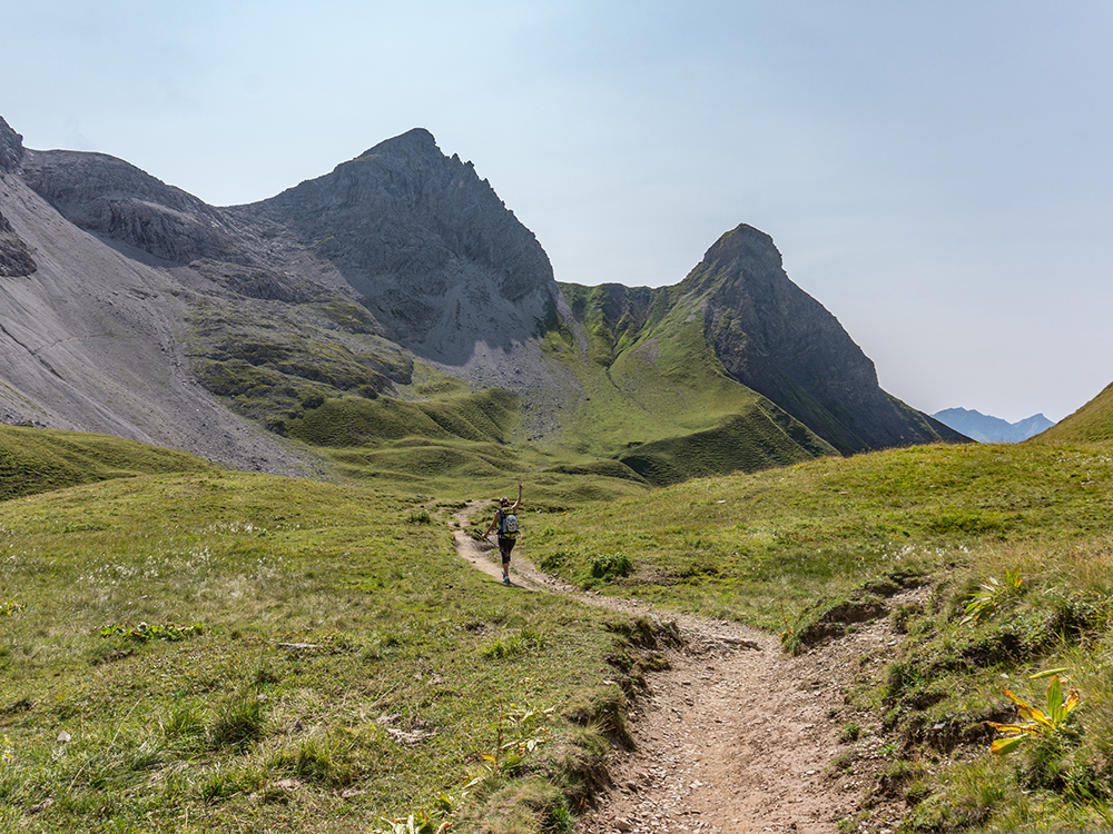 Frau Bergschön Oberallgäu Rappensee Rappental Alpe Tour Bergtour