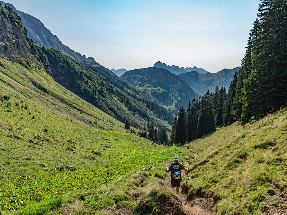 Frau Bergschön Oberallgäu Rappensee Rappental Alpe Tour Bergtour