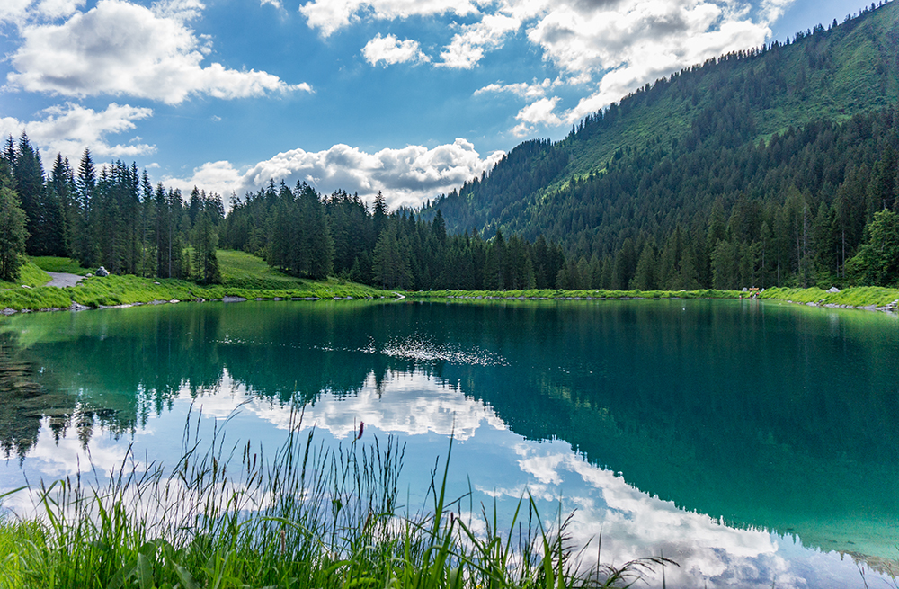 Frau Bergschön Oberallgäu SChwarzwassertal Hütte Schwarzwasser