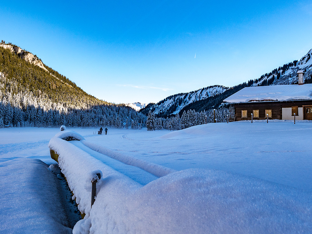 Frau Bergschön Schwarzwassertal Kleinwalsertal