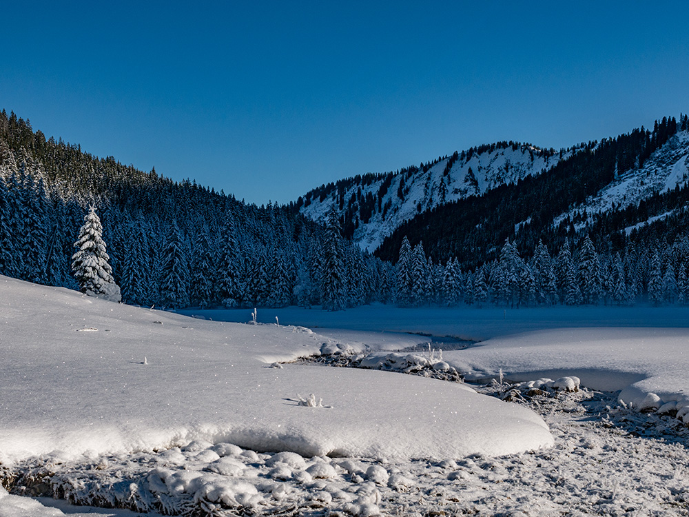 Frau Bergschön Schwarzwassertal Kleinwalsertal