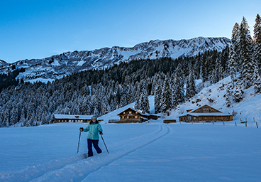 Frau Bergschön Schwarzwassertal Kleinwalsertal