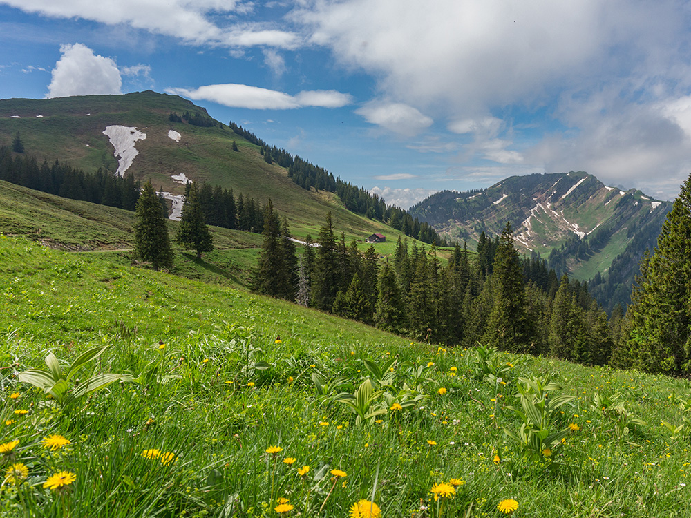 Frau Bergschön Steigbachtal Bergtour