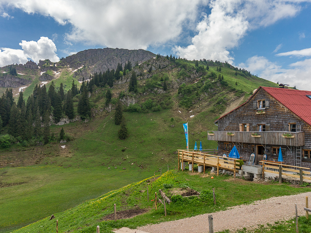 Frau Bergschön Steigbachtal Bergtour