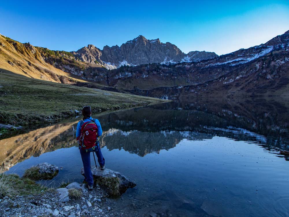 vilsalpsee tannheimer tal bergschön frau bergschön