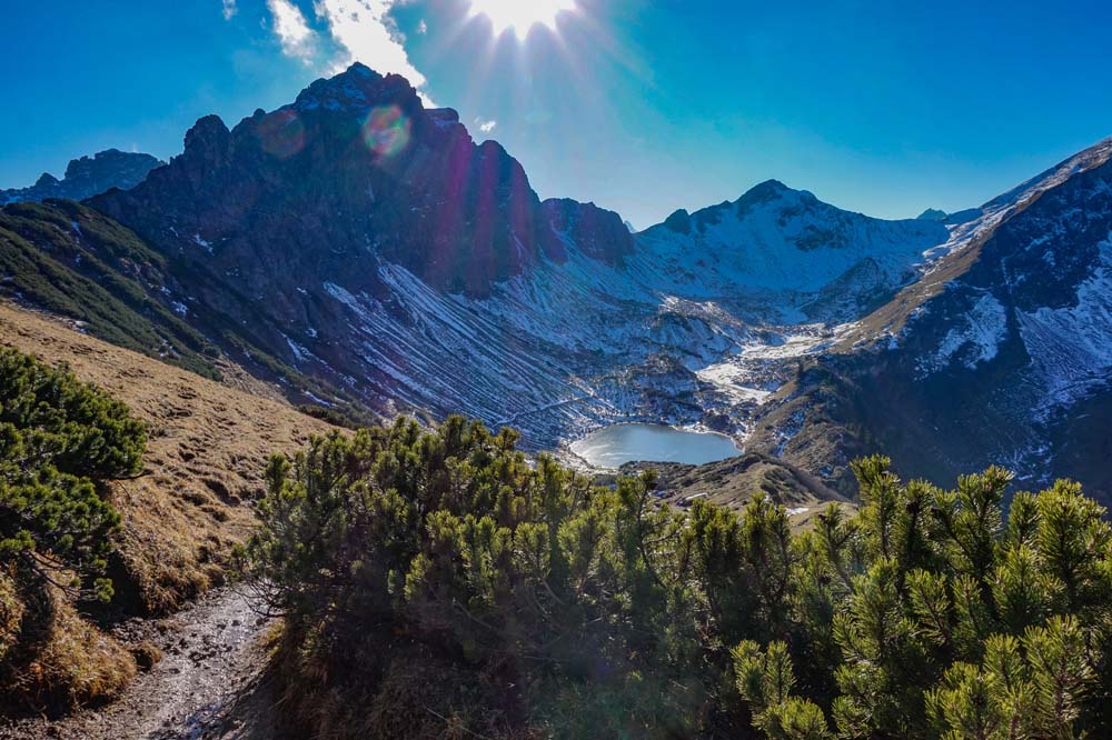 vilsalpsee tannheimer tal bergschön frau bergschön