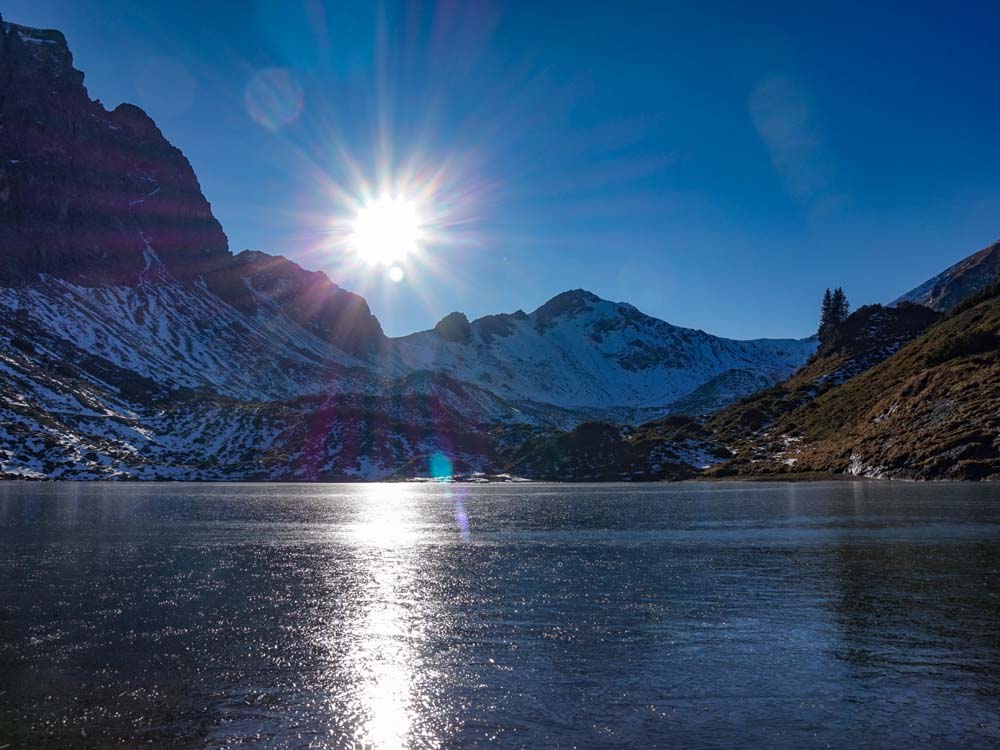 vilsalpsee tannheimer tal bergschön frau bergschön