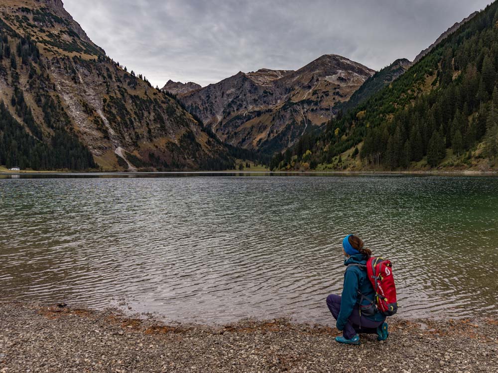 vilsalpsee tannheimer tal bergschön frau bergschön