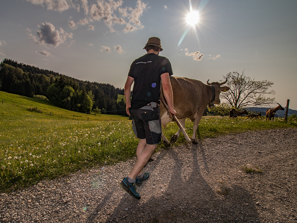 Frau BErgschön Siedelalpe Mädels Tour