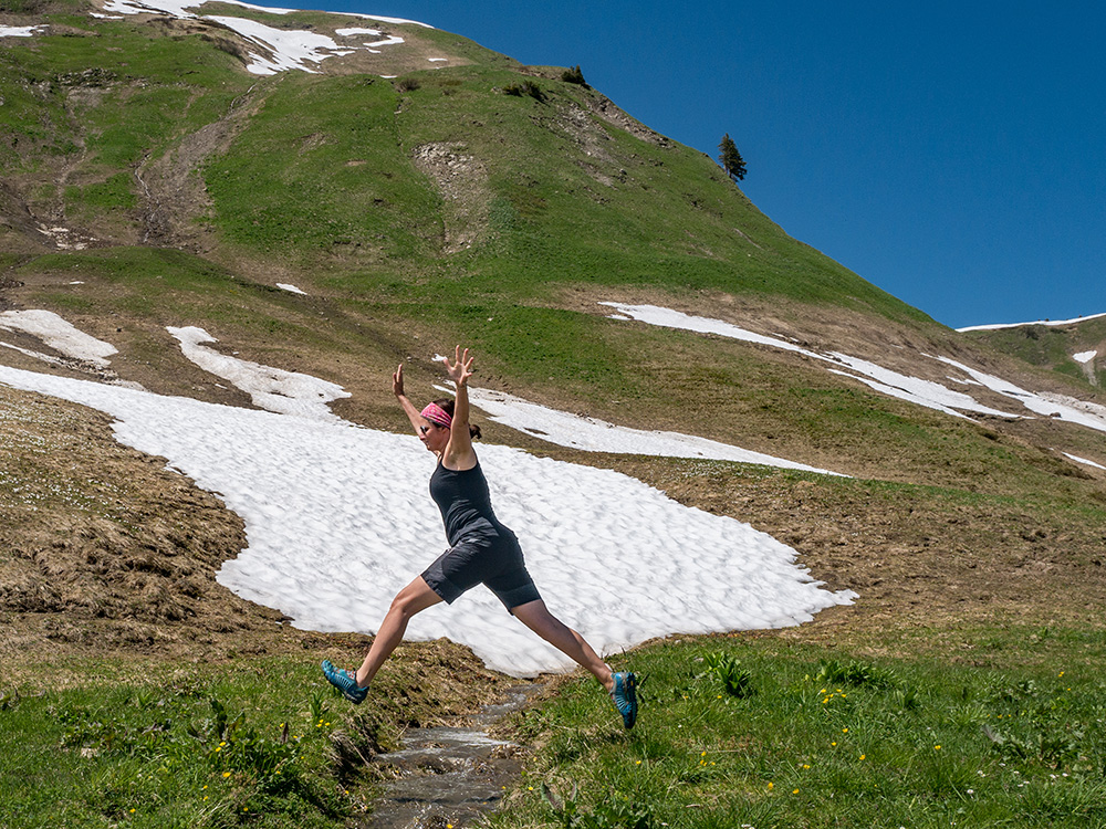 Fellhorn Bergschön Frau Oberstdorf