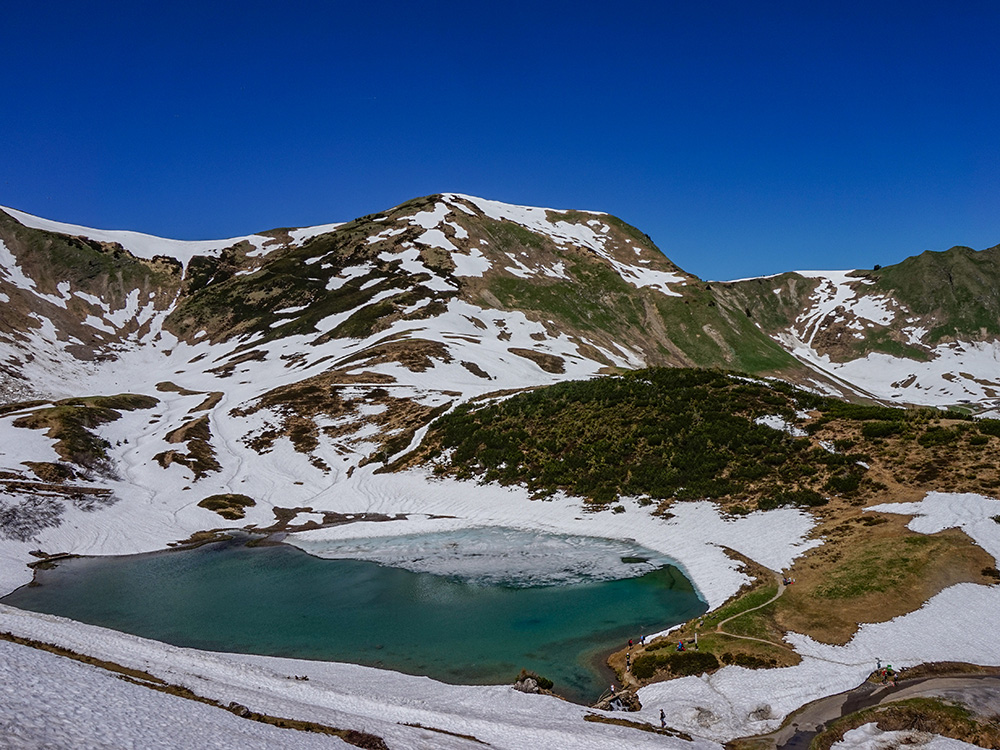 Fellhorn Bergschön Frau Oberstdorf