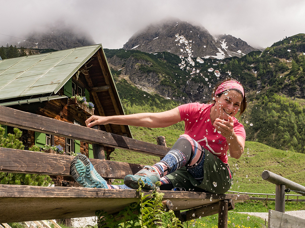 frau BErgschön Oberallgäu Fluchtalpe