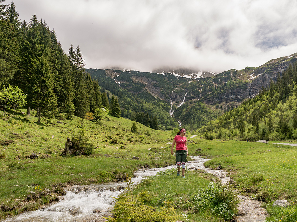 frau BErgschön Oberallgäu Fluchtalpe