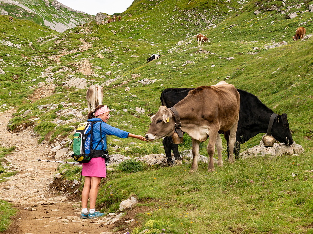 Frau Bergschön Hoher Ifen Bergtour