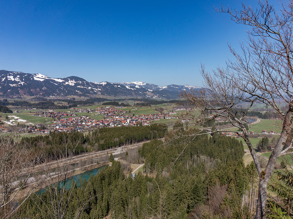 Frau Bergschön Illerdamm Biketour