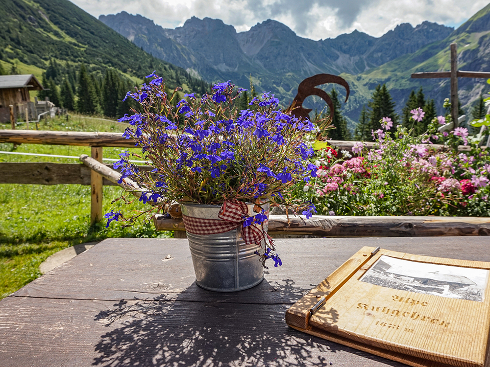 Frau Bergschön Kanzelwand Kuhgehrenalpe