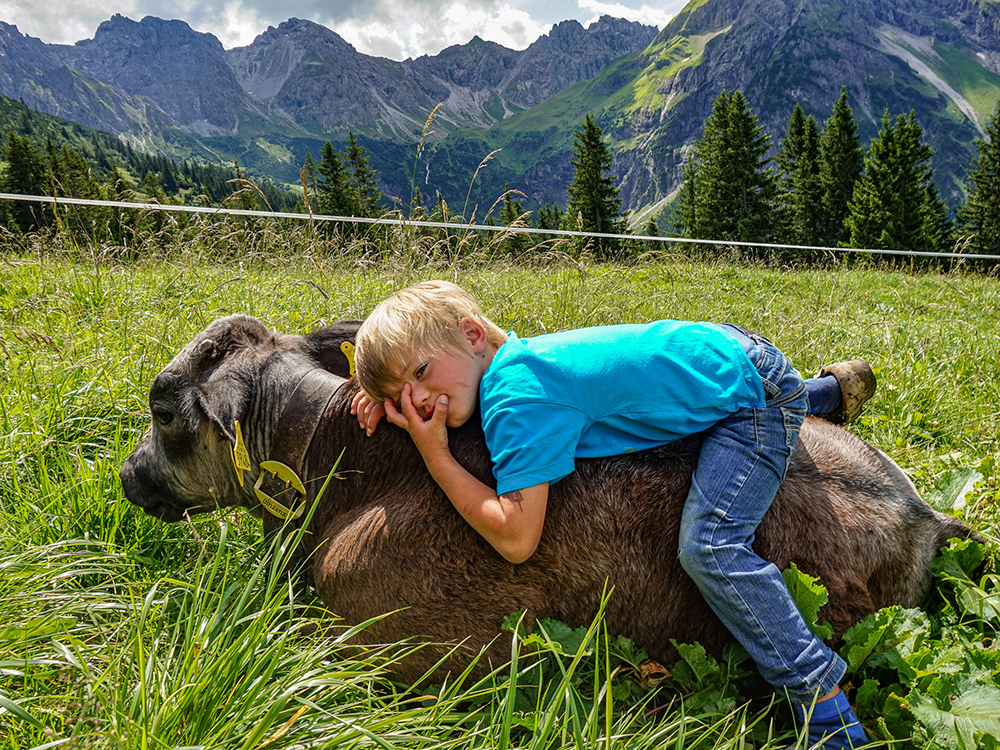 Frau Bergschön Kanzelwand Kuhgehrenalpe