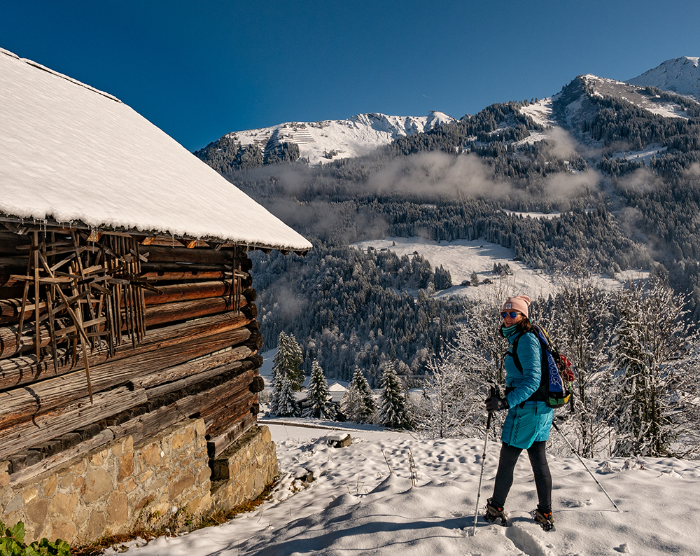 Frau Bergschön Kleinwalsertal Panoramawegn