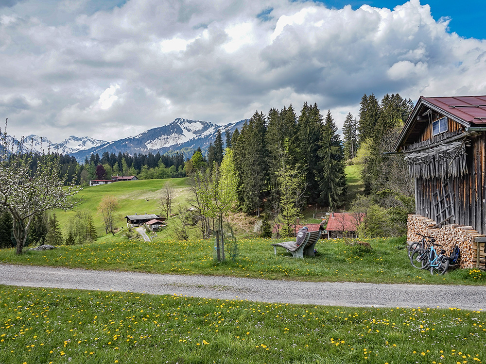 Bergschön Frau Oberstdorf Runde Sonntagstour