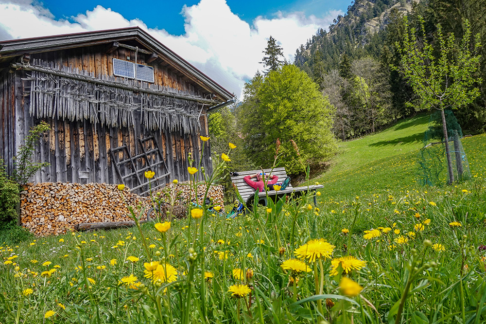 Bergschön Frau Oberstdorf Runde Sonntagstour