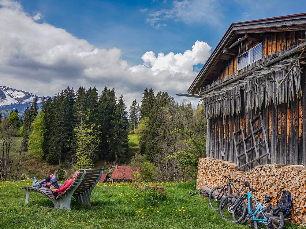 Bergschön Frau Oberstdorf Runde Sonntagstour