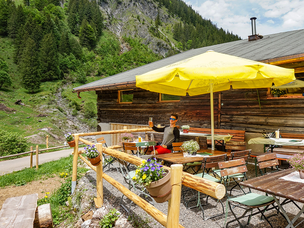 Frau Bergschön Oberallgäu Rappental Tour E-Bike Ebike EMountainbike