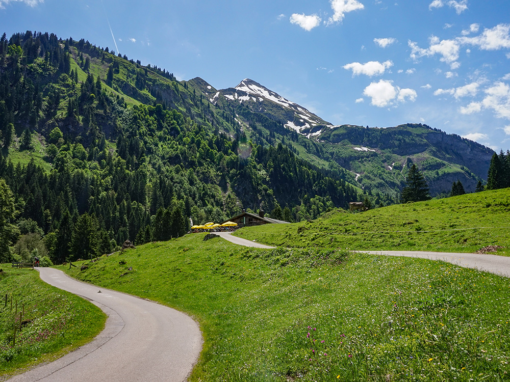 Frau Bergschön Oberallgäu Rappental Tour E-Bike Ebike EMountainbike