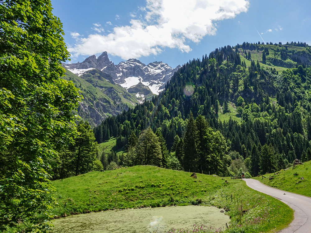 Frau Bergschön Oberallgäu Rappental Tour E-Bike Ebike EMountainbike