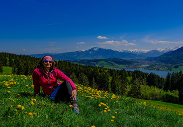 Frau Bergschön Salmaaserhöhen