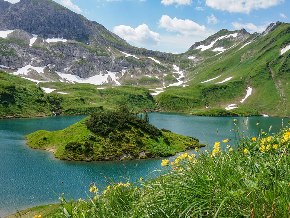 Frau Bergschön Allgäu Schrecksee